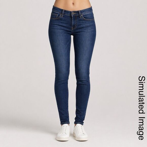 J Brand Denim - J Brand Super Skinny Jeans Women 25 Blue Starless Stretch Made in California USA